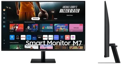 Samsung Smart M70D UHD Monitor 32" - Platzsparender Smart Monitor mit direktem Streaming für OTT-Inhalte, ideal als Zweitfernseher
