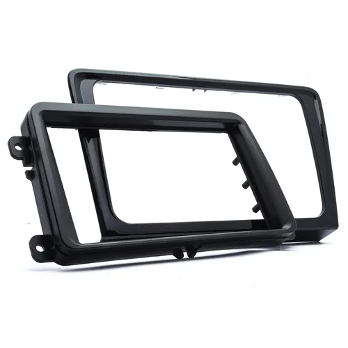 Din Radiorahmen für VW Bora 2012-2016 - Einfache Installation eines 2-DIN Aftermarket-Radios für VW Bora. Ideal für flache und tiefe Radioinstallationen, inklusive Halterungen und Schraubenlöchern für perfekten Sitz.