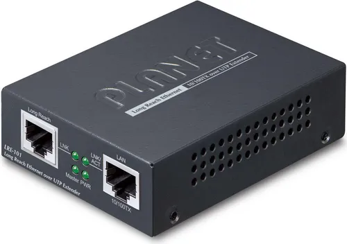 Planet 1-Port 10/100TX Ethernet over UTP Long Reach (LRE-101) - Netzwerk Zubehör Sonstiges, ermöglicht eine verlängerte Ethernet-Verbindung über lange Distanzen für flexibles Networking.
