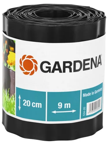 GARDENA Beeteinfassung 00534-20 - Robuste Beeteinfassung für einen klaren Gartenlook, ideal zur Abgrenzung von Beeten und Wegen.