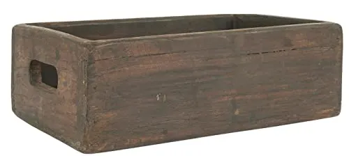 IB Laursen HOLZKISTE UNIKA 30cm - Einzigartige Aufbewahrungslösung - Dekorative Boxen & Kästen aus recyceltem Abbruchholz, jedes Stück ein Unikat - ideal für stilvolle Ordnung in jedem Raum.