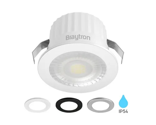LED Minispot 3W - Einbauleuchte in Schwarz, Silber und Weiß - Kompatte LED Minispot 3W: Ideal für individuelle Raumgestaltung! Mit IP54-Schutz, einfacher Installation und drei Abdeckrahmen für maximale Flexibilität. Perfekt für jeden Raum!