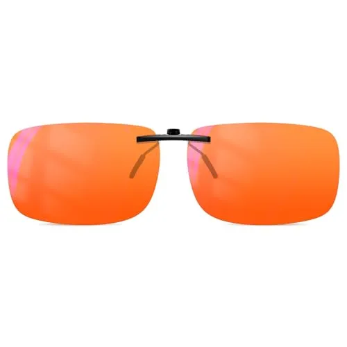 Goiteia 99.99% 380-500nm Blaulichtfilter Gaming-Brille Clip-on, Gamers & Esport Zubehör