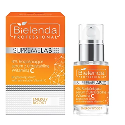 Bielenda Professional Supremelab Energy Boost-Aufhellungsserum Mit Ultra-Stabilem Vitamin C 15 ml