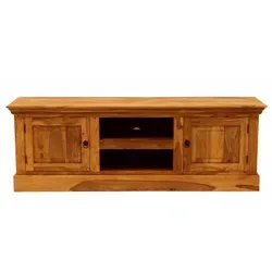 Fernsehtisch Jali 160x55x45 aus indischem Sheesham-Massivholz