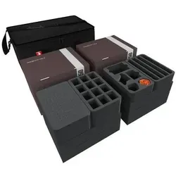 TRA54 - Transporter für Necromunda: Dark Uprising - Optimale Aufbewahrung für Necromunda Miniaturen und Zubehör. Mit sieben Schaumstoffeinlagen und individuellen Fächern schützt dieser Transporter deine Figuren vor Schäden beim Spiel. Ideal für alle Gangs und Geländeteile!