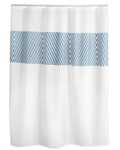 Ridder Duschvorhang Spike blau 180 cm - Moderner Duschvorhang in Blau mit stylischem Spike-Design, ideal für frische Akzente im Badezimmer. Aus strapazierfähigem Polyester und mit geprüfter Qualität für nachhaltige Nutzung.