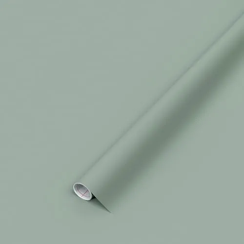 d-c-fix® Klebefolie Uni Matt sage green 67,5x200 cm - Hochwertige, matte Klebefolie in elegantem Salbeigrün. Ideal zur individuellen Gestaltung von Möbeln und Wänden, einfach anzubringen und rückstandslos entfernbar.