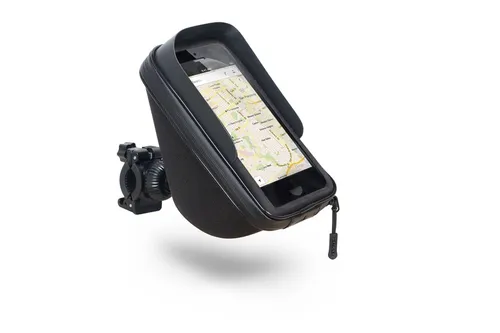 Shad Tasche Smart Telefon Unterstützung Lenker 180x90mm C - Schwarz - Sattel- & Packtaschen, praktische Halterung für Smartphones am Lenker, ideal für Navigation während der Fahrt.