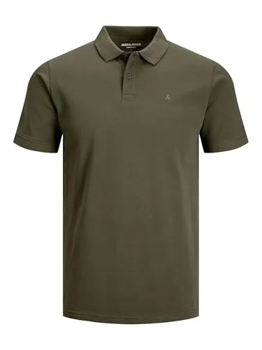 JACK & JONES Herren Jjebasic Noos Poloshirt, Olive Night, L EU