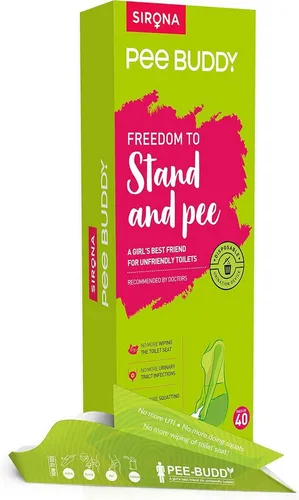 Sirona Urinal Einweg-Uriniertrichter für Frauen – hygienisch & wasserfest, Nicht zutreffend, Abgang Nicht zutreffend, (Einweg-Urinierhilfe-Set für Frauen, 40-tlg., hygienische Einweg-Stand-und-Pinkel-Trichter aus wasserfestem Papier), Auslaufsicher, hygienisch, kompakt, reisefreundlich, umweltfreundlich