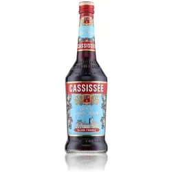 Cassissée Crème de Cassis Johannisbeer-Likör (1 x 0,7 l)(Flaschendesign kann abweichen).