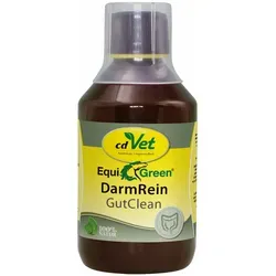 EquiGreen DarmRein 250 ml - Ergänzungsfuttermittel für Pferde - Natürliches Ergänzungsfuttermittel für Pferde zur Förderung der Futteraufnahme und Pflege der Darmflora. Ideal bei Verdauungsproblemen und zur Unterstützung der natürlichen Verdauung.