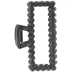 Solida Haarklammer mit schwarzem Strass