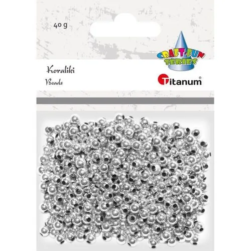 Koraliki srebrne 5mm 40g TITANUM CRAFT-FUN SERIES HASTA 5903714512454