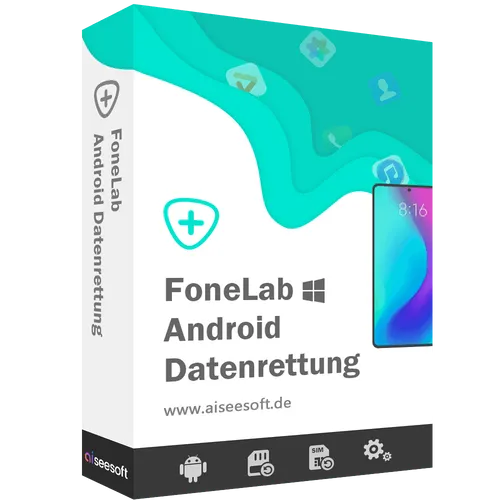 Aiseesoft FoneLab - Android Data Recovery für Windows - Datensicherung & Wiederherstellung: Effiziente Wiederherstellung gelöschter Android-Daten von Smartphones und Tablets mit Unterstützung für zahlreiche Marken.