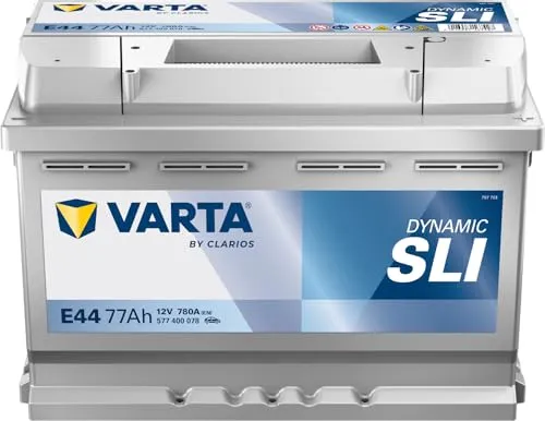 Varta Silver Dynamic E44 12V 77Ah Autobatterie - Hochleistungs-Starterbatterie mit 780A Kälteprüfstrom, ideal für zuverlässige Starts in kalten Bedingungen. Perfekt für viele Marken wie Audi, BMW und Mercedes.