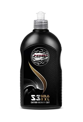 Scholl Concepts Premium Polierpaste S3 GOLD XXL 500g - Autopflege & Motorradpflege – Hochwertige Schleifpolitur mit schnellem Abtrag und Sofort-Glanz, ideal für Kratzerentfernung auf allen Lacken.