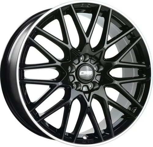 CMS C25 7X17 4/100 ET50 Diamant Horn Schwarz Glanz - Felgen in Diamond Rim Schwarz Gloss von CMS, 17 Zoll, ideal für sportliche Fahrzeuge, mit hoher Traglast von 650 kg und modernem Design.