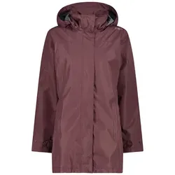 CMP Regenjacke CMP Damen Regenjacke Woman Rain Jacket Button Hood 39X6646 lila 36 EU