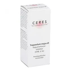CERES Tropaeolum majus Urtinktur 20 ml - Praktische Urtinktur mit hochwertigen Inhaltsstoffen, ideal für die Unterstützung der Pflege. 20 ml für vielseitige Anwendungen.