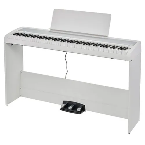 Korg B2+ SP White - Stage Piano mit Hammermechanik - Compact Pianos: 88 Tasten mit Hammermechanik und 12 hochwertigen Klängen, ideal für Musiker, die ein authentisches Klaviererlebnis suchen.