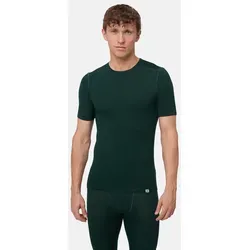 CORE MERINO BASE T-SHIRT - 1-Pack - Dunkelgrün - L - Hochwertiges Merino T-Shirt für optimalen Tragekomfort. Atmungsaktiv und feuchtigkeitstransportierend, ideal für Outdoor-Aktivitäten und Sport. OEKO-TEX® zertifiziert für geprüfte Qualität. Erhältlich im praktischen 1er-Pack.
