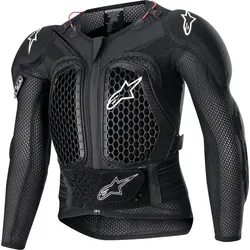 Alpinestars Bionic Action V2 - Jugend Protektorenjacke Schwarz L/XL - CE-zertifizierte Protektorenjacke für den optimalen Oberkörperschutz mit innovativem Cell Technology-Brustprotektor und hervorragender Belüftung für maximale Beweglichkeit.