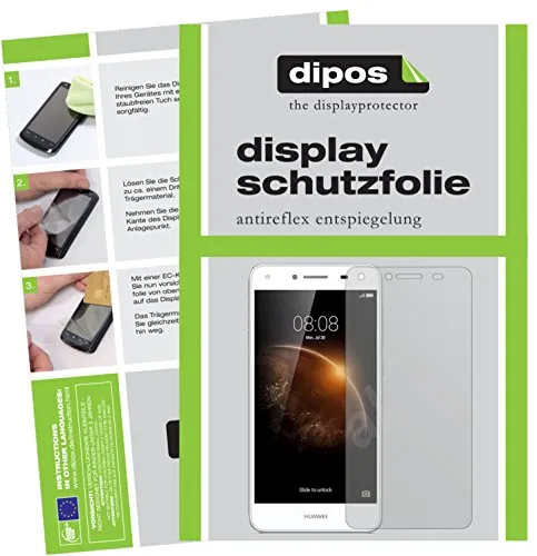 dipos I 6X Schutzfolie matt kompatibel mit Huawei Y6 II Compact Folie Displayschutzfolie