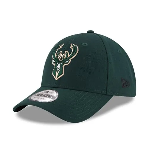 New Era Milwaukee Bucks NBA The League 9Forty Adjustable Cap - Verstellbare Kappe mit Team-Logo der Milwaukee Bucks, ideal für Fans und perfekten Tragekomfort. Hergestellt aus 100 % gewebtem Polyester.