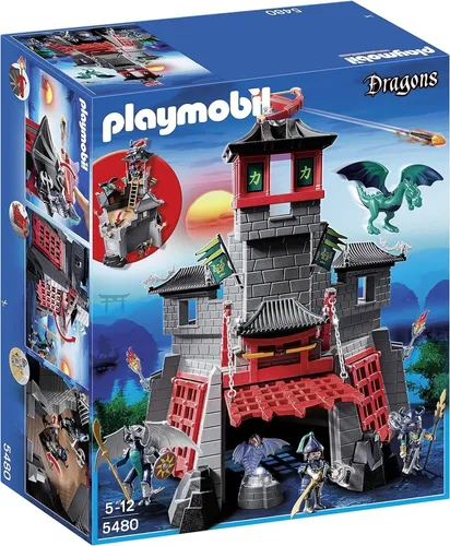 PLAYMOBIL Citadel Secret Du Dragon 5480 - Schloss für Ritter - Modell Schloss für Kinder von 5-7 Jahren, fördert kreatives Spielen und Fantasie im Playmobil Universum.