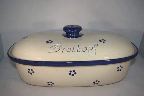 Brottopf 40 cm Avena Oval NEU, Steinzeug Westerwald