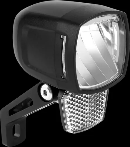 CEVISS 306107E E-Bike Fahrradscheinwerfer mit Fernlicht - Zusatzscheinwerfer für E-Bikes mit 180/150 Lux, bietet sicheres Fahren bei Dunkelheit dank Hochleistungs-LED und modernem Design.