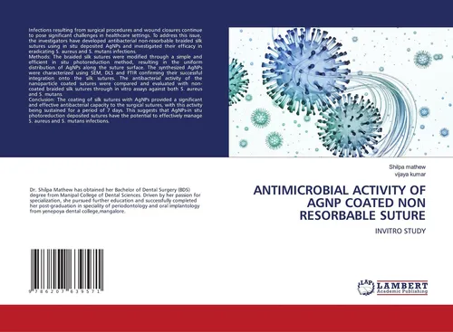 ANTIMICROBIAL ACTIVITY OF AGNP COATED NON RESORBABLE SUTURE Shilpa Mathew