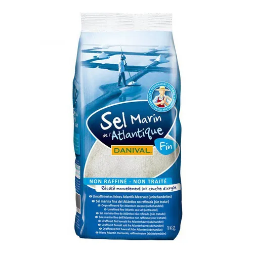 Atlantik Meersalz - Fein 1Kg | DANIVAL