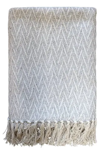 Wohndecke Chic Antique - Kuschelige Plaid Decke 150x130cm - Chic Antique Plaid Decke, ideal für gemütliche Abende. Hochwertige Verarbeitung und stilvolles Design in Grau. Maschinenwaschbar und bügelbar für einfache Pflege.