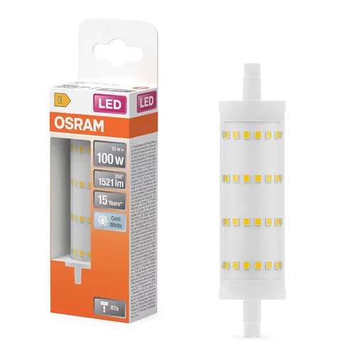 Osram LED Stab 118mm 13W = 100Watt R7s klar 1521lm neutralweiß 4000K Licht Lampe