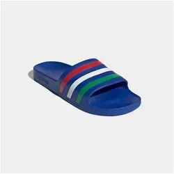 adidas Adilette Aqua Sandale Größe 47 in Blau - Bequeme und leichtgewichtige Badesandale, ideal für den Einsatz am Pool oder Strand mit schnelltrocknendem Material und weichem Fußbett für hohen Komfort.
