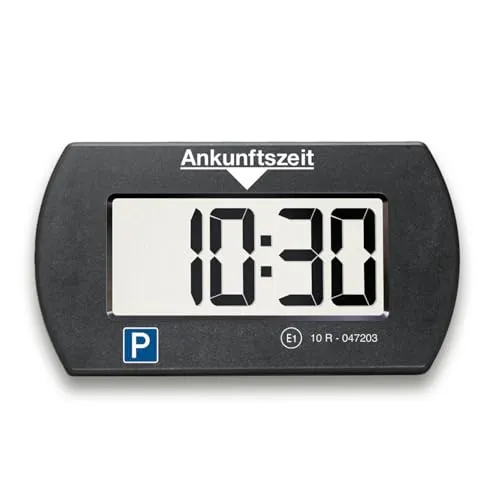 Needit elektronische Parkscheibe Park Mini I automatische Parkscheibe - Parkscheiben mit automatischer Parkzeiterkennung für stressfreies Parken. Kompakt, mit 2 Displays und einfacher Montage in weniger als 2 Minuten. Offiziell zugelassen vom Kraftfahrt-Bundesamt.