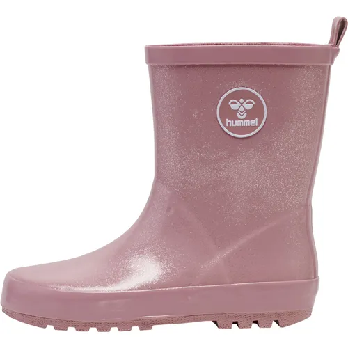 hummel RUBBER BOOT GLITTER JR - ZEPHYR - 22 - Sonstige Sportschuhe, wasserdicht und mit glitzerndem Design für Kinder, ideal für regnerische Tage und einfaches An- und Ausziehen dank praktischer Lasche.