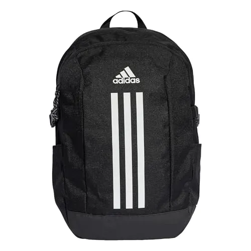 Adidas POWER RUCKSACK - schwarz, vielseitiger Rucksack für Training und Alltag - Rucksäcke mit zahlreichen Taschen, gepolstertem Laptopfach und strapazierfähigem Boden. Ideal für Sport und Alltag, bietet hohen Tragekomfort und Schutz.