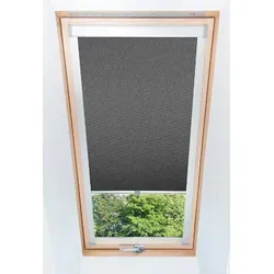 Dachfensterrollo Thermo verdunkelnd passend für Velux CK01 Dunkelgrau