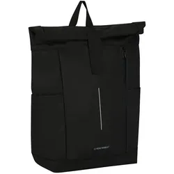 Taunton Arcadia Rolltop Rucksack 18L schwarz - Daypack mit modernem Rolltop-Design, bietet 18 Liter Stauraum für deine Essentials und vereint Stil mit Funktionalität.