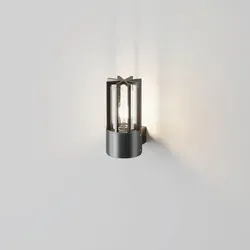 Außenwandleuchte Barrel in Graphitfarben - Elegante Wandlampe für den Außenbereich, max. 15 Watt, wetterfest und ideal für eine stilvolle Beleuchtung Ihrer Terrasse oder Fassade.