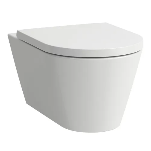 Wand-WC Kartell von LAUFEN – spülrandlos und geräuscharm - Sanitäranlagen & Zubehör – spülrandloses Wand-WC mit Silent-Flush Technologie für leisen Betrieb und modernes Design.