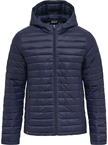 hummel hmlRED Kapuzenjacke - Funktionsjacke für Herren aus 100% Polyamid, leicht, atmungsaktiv und wärmend mit Kapuze und praktischen Zip-Taschen – ideal für Freizeit und Arbeit.