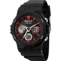 Sector Herrenuhr Ex-40 R3251238001 aus Kunststoff - Stilvolle Herrenuhr Ex-40 R3251238001 von Sector in elegantem Schwarz. Langlebiges Kunststoffmaterial sorgt für hohen Tragekomfort und ist ideal für den Alltag.