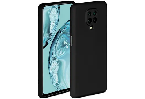 ONEFLOW Handyhülle für Redmi Note 9 Pro Hülle Silikon Soft Case Schwarz 6,67 Zoll, Silikonhülle Cover Dünn Handytasche TPU Schutzhülle mit Kameraschutz