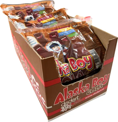 Dedert Alaska Boy Wassereis Cola 20x500ml zum Selbsteinfrieren | Vorratsverpackung Großverpackung Eis