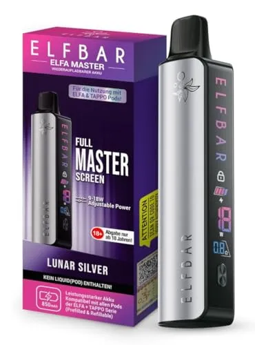 E-Zigarette ELFBAR Elfa Master silber 850 mAh